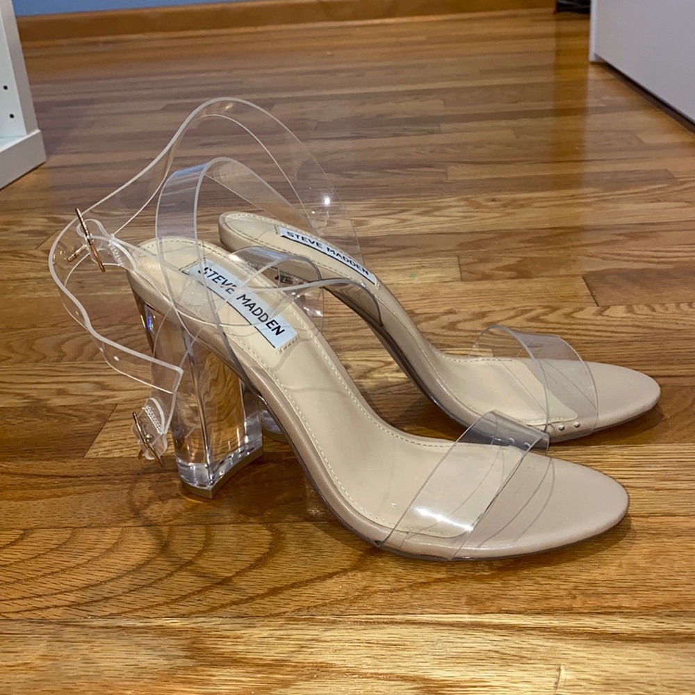 Clear Steve Madden heels